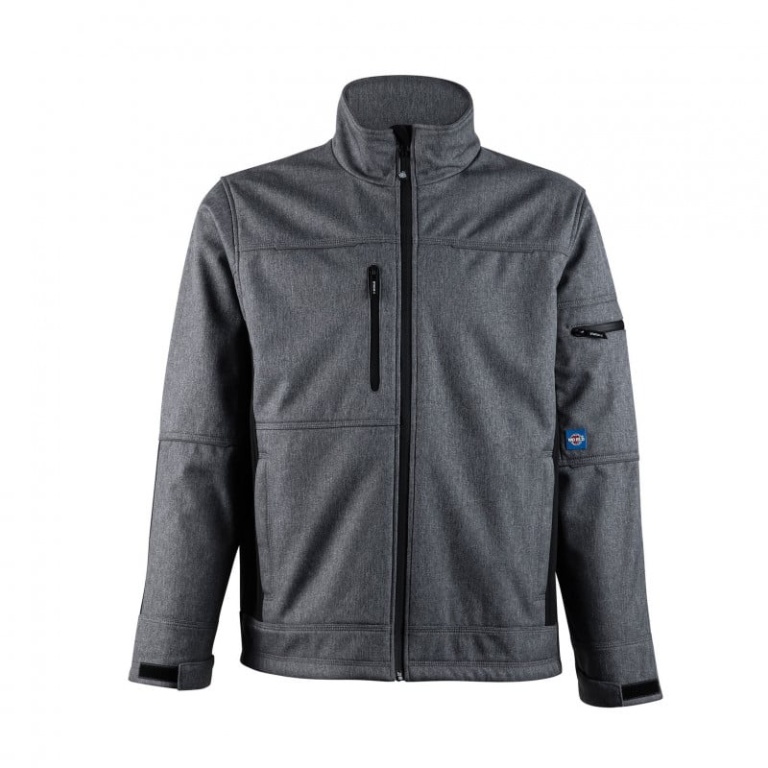 Softshell Expert Hombre - gris-negro, s
