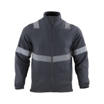 Micropolar Con Cinta Reflectiva Manga Larga Hombre - gris-oscuro, xl