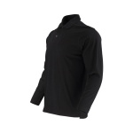 Polera Pique Dryfresh Smooth Manga Larga Hombre - negro, xl