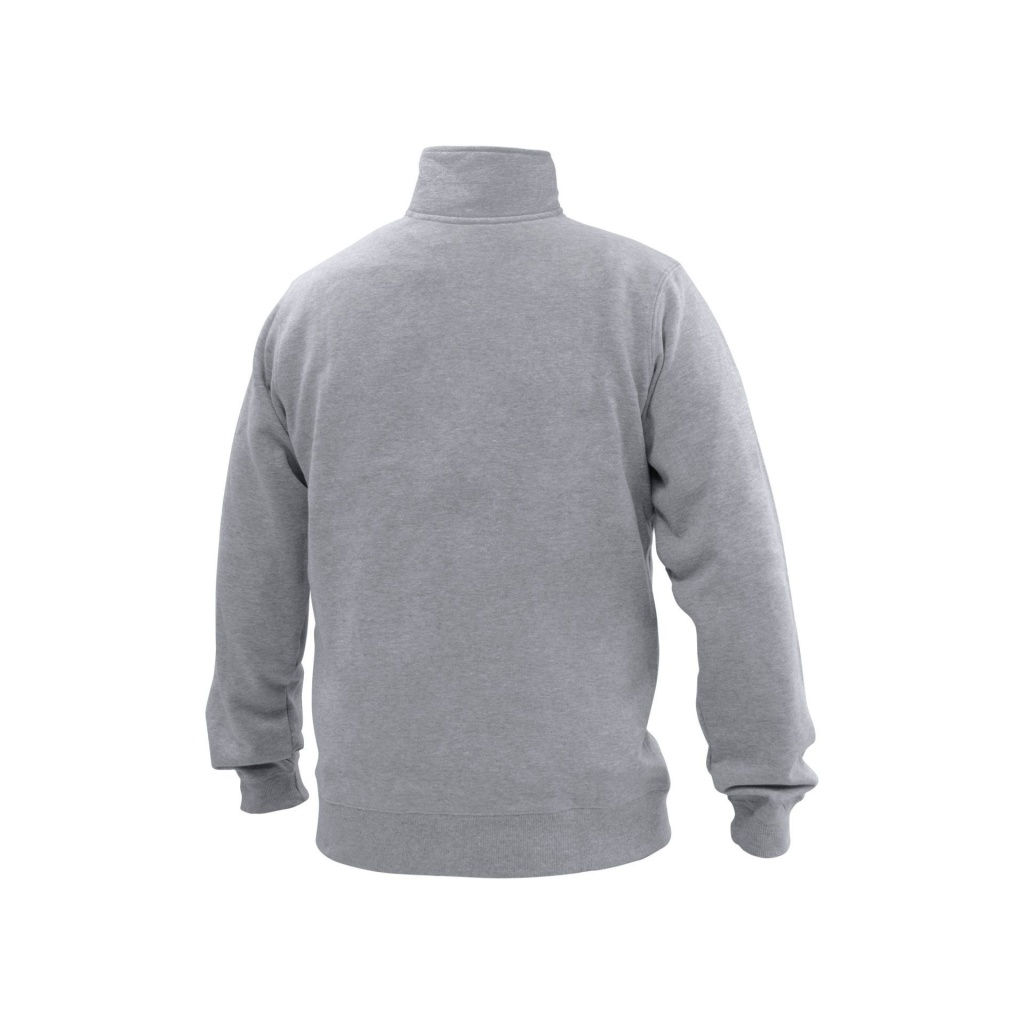 Polerón Sin Capucha Con Cierre - gris, xl