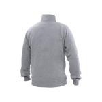 Polerón Sin Capucha Con Cierre - gris, xl