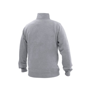 Polerón Sin Capucha Con Cierre - gris, xl