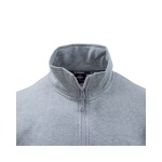 Polerón Sin Capucha Con Cierre - gris, xl