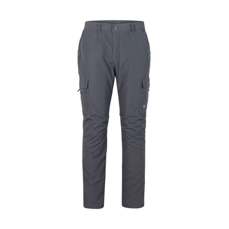 Pantalon Cargo Poplin Forro Polar Hombre - gris, 2xl