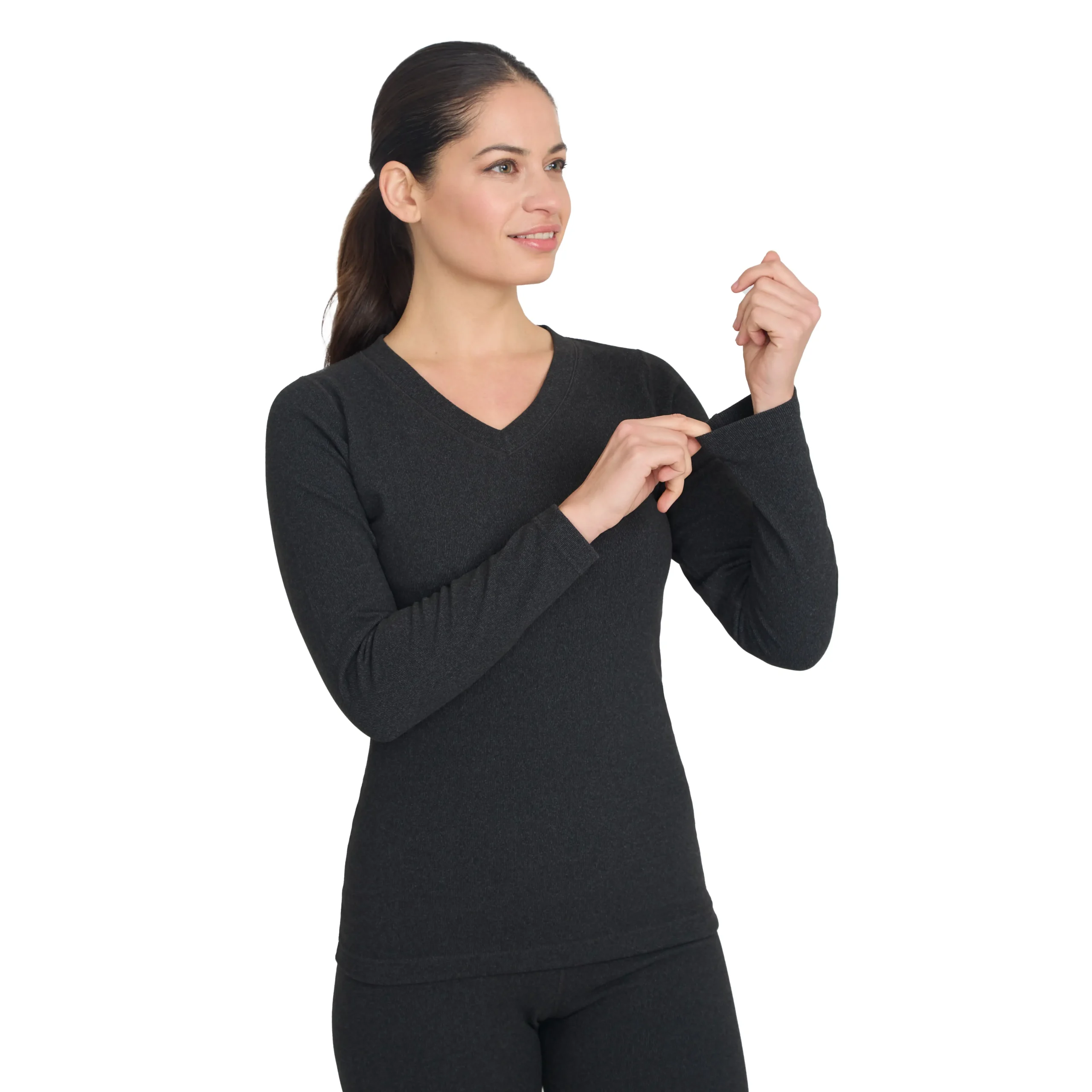 2.- LF001 Elga Top_Black Camiseta Termica Primera Capa OX Elga Black - 2xl