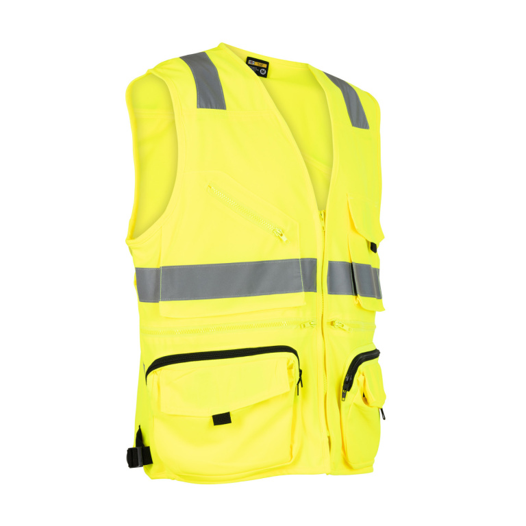 Chaleco Geólogo Vial Tricot - amarillo, s