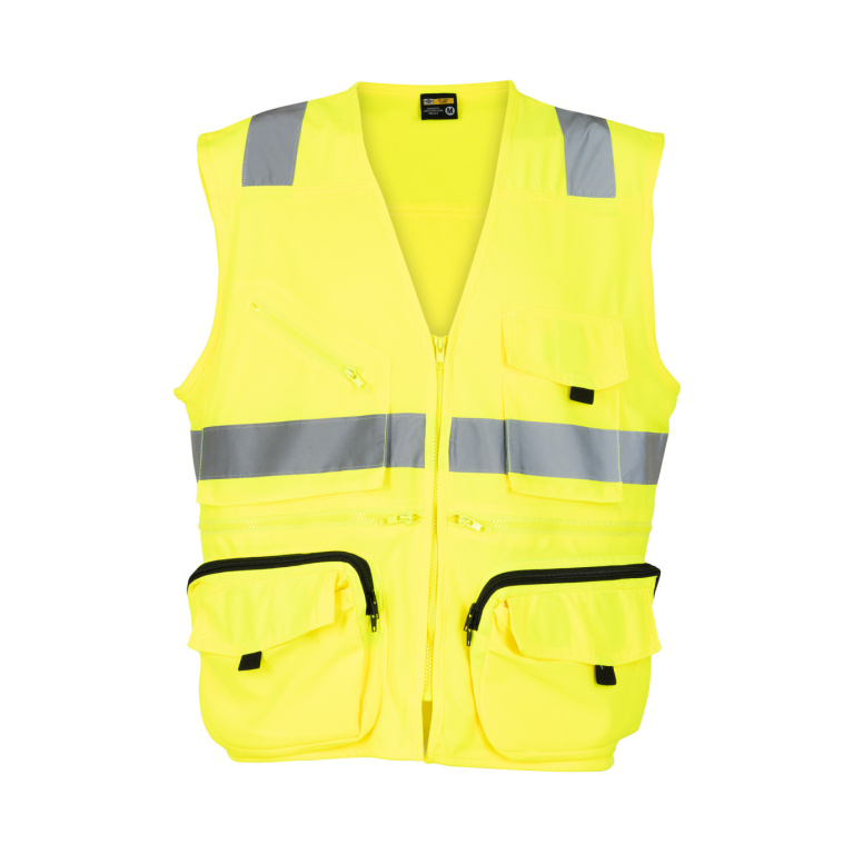 Chaleco Geólogo Vial Tricot - amarillo, s