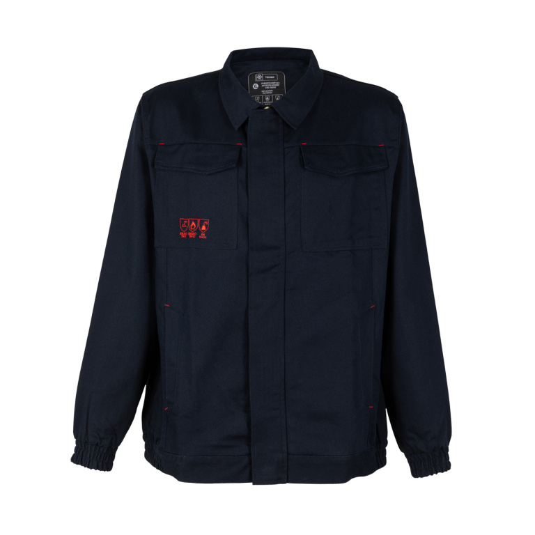 Chaqueta Ignífuga Antiácida Hombre - s, azul-marino
