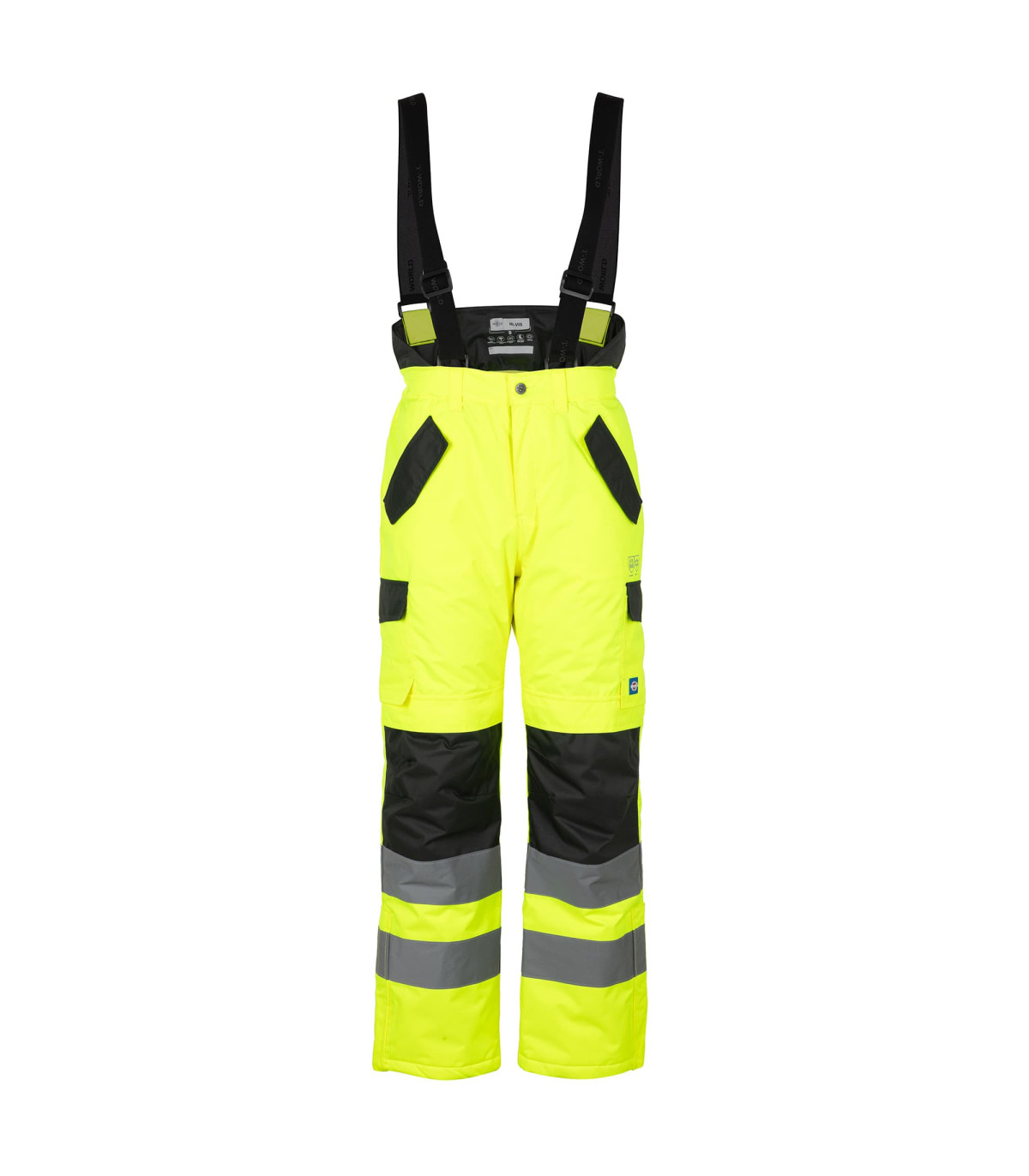 jardinera-termica-hi-vis-certificada-hombre-100-poly Jardinera Térmica Alta Visibilidad Hombre - amarillo-gris-oscuro, s