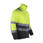 Micropolar Bi-Color Alta Visibilidad Clase 2 Hombre - amarillo-gris-oscuro, s