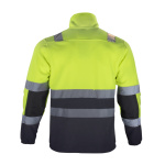 Micropolar Bi-Color Alta Visibilidad Clase 2 Hombre - amarillo-gris-oscuro, s