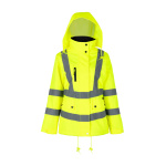 Parka Térmica Alta Visibilidad Clase 3 Mujer - amarillo, s