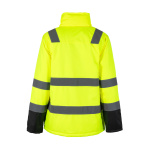 Parka Térmica Alta Visibilidad Clase 2 Mujer - amarillo-gris-oscuro, s