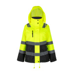 Parka Térmica Alta Visibilidad Clase 2 Mujer - amarillo-gris-oscuro, s