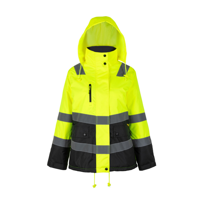 Parka Térmica Alta Visibilidad Clase 2 Mujer - amarillo-gris-oscuro, s