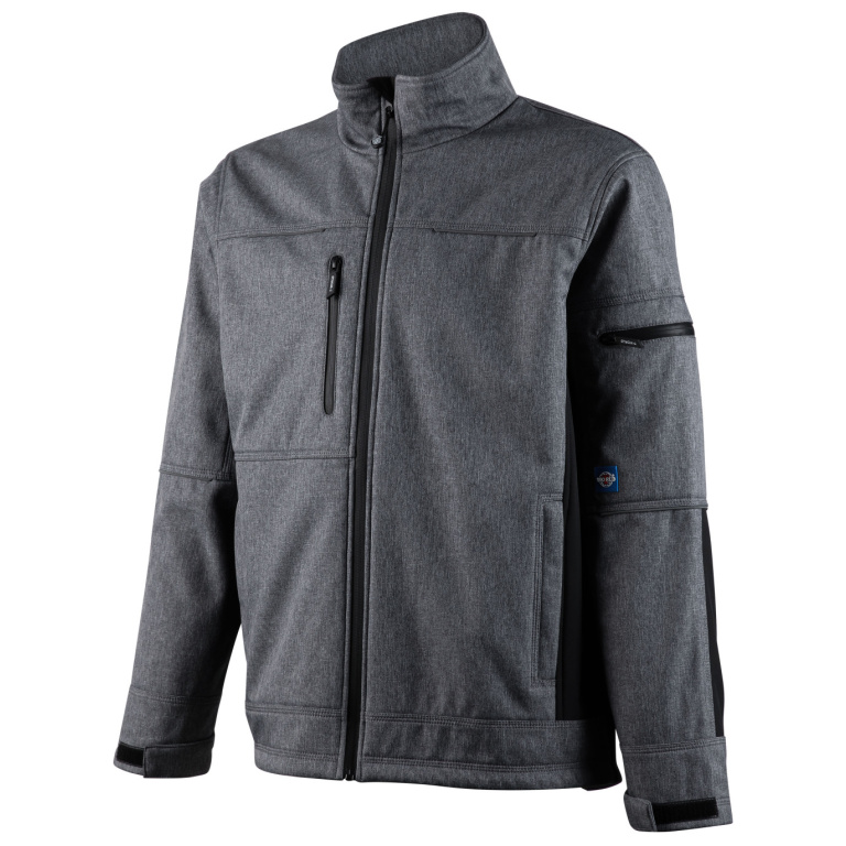 Softshell Expert Hombre - gris-negro, s
