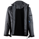 Softshell Expert Hombre - gris-negro, s