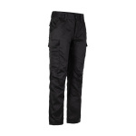 Pantalón Cargo Gabardina Forro Polar Hombre - negro, s