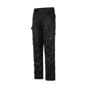 Pantalón Cargo Gabardina Forro Polar Hombre - negro, s