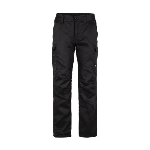 Pantalón Cargo Gabardina Forro Polar Hombre - negro, s