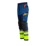Pantalón Alta Visibilidad Bi-Color Hombre - azul-azul-indigo, xl