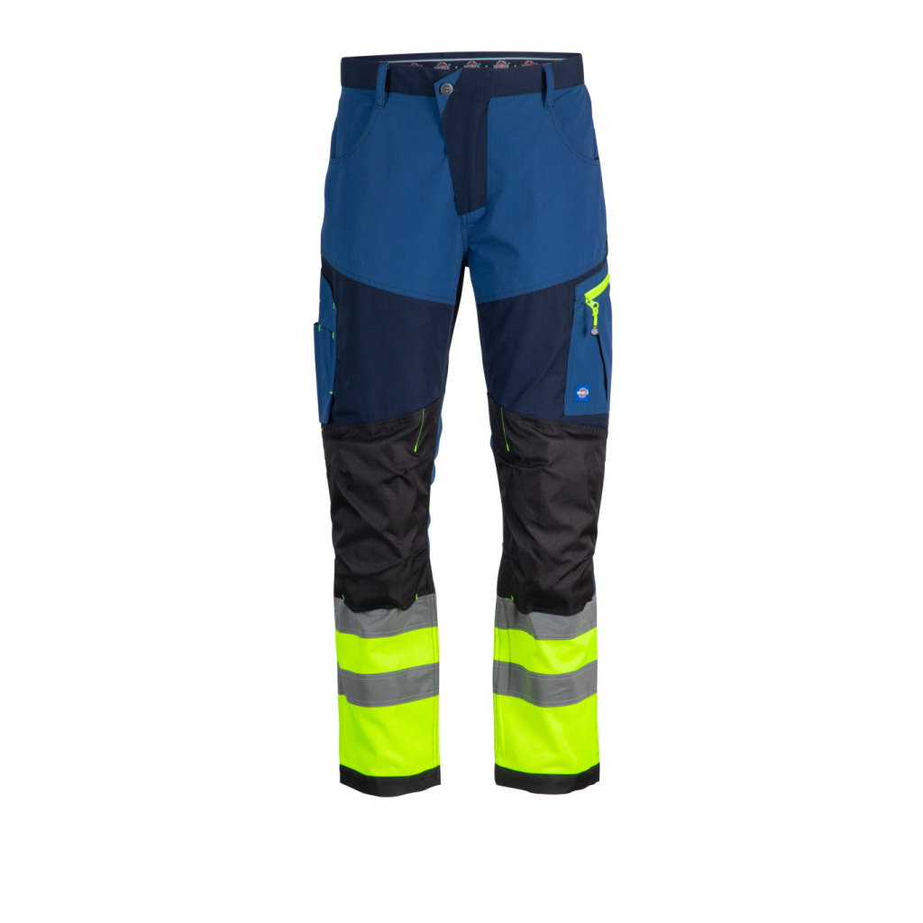 Pantalón Alta Visibilidad Bi-Color Hombre - azul-azul-indigo, xl