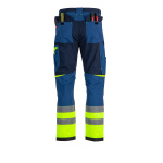 Pantalón Alta Visibilidad Bi-Color Hombre - azul-azul-indigo, xl
