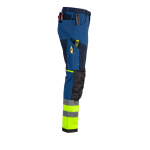 Pantalón Alta Visibilidad Bi-Color Hombre - azul-azul-indigo, xl