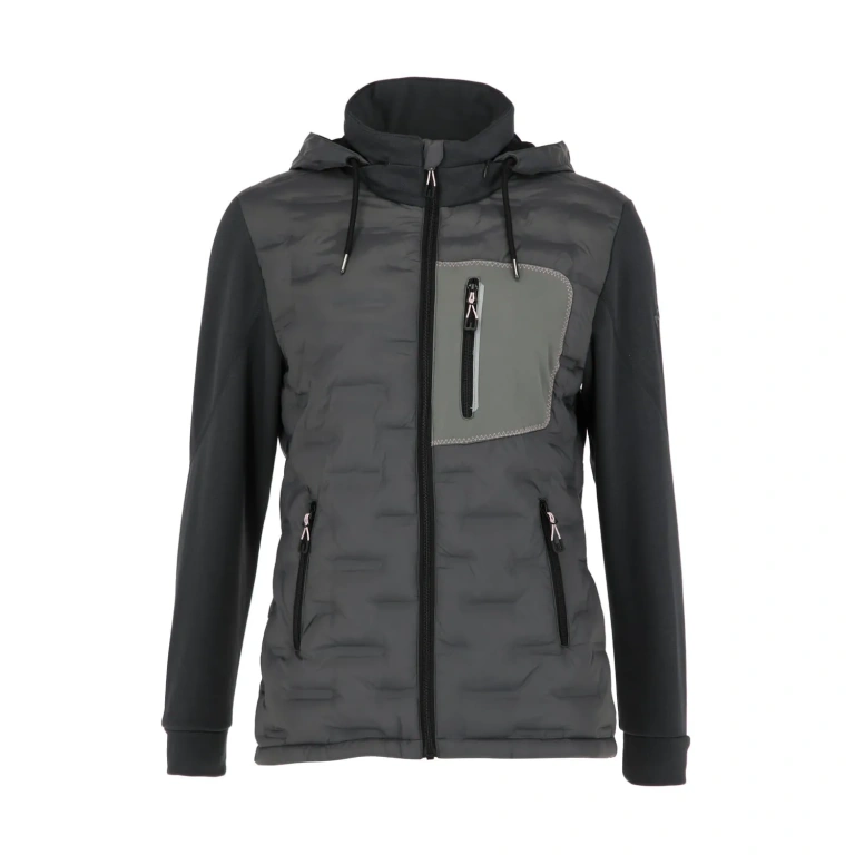 Parka Pirineos Mujer - gris-claro-gris-oscuro, xs