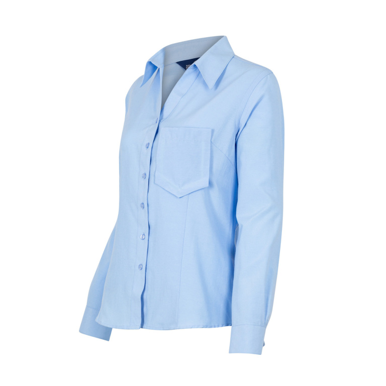 Blusa Oxford Classic - celeste-claro, xl
