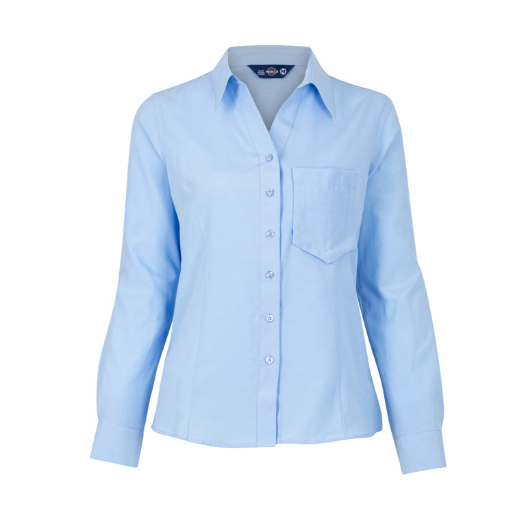 Blusa Oxford Classic - celeste-claro, xl