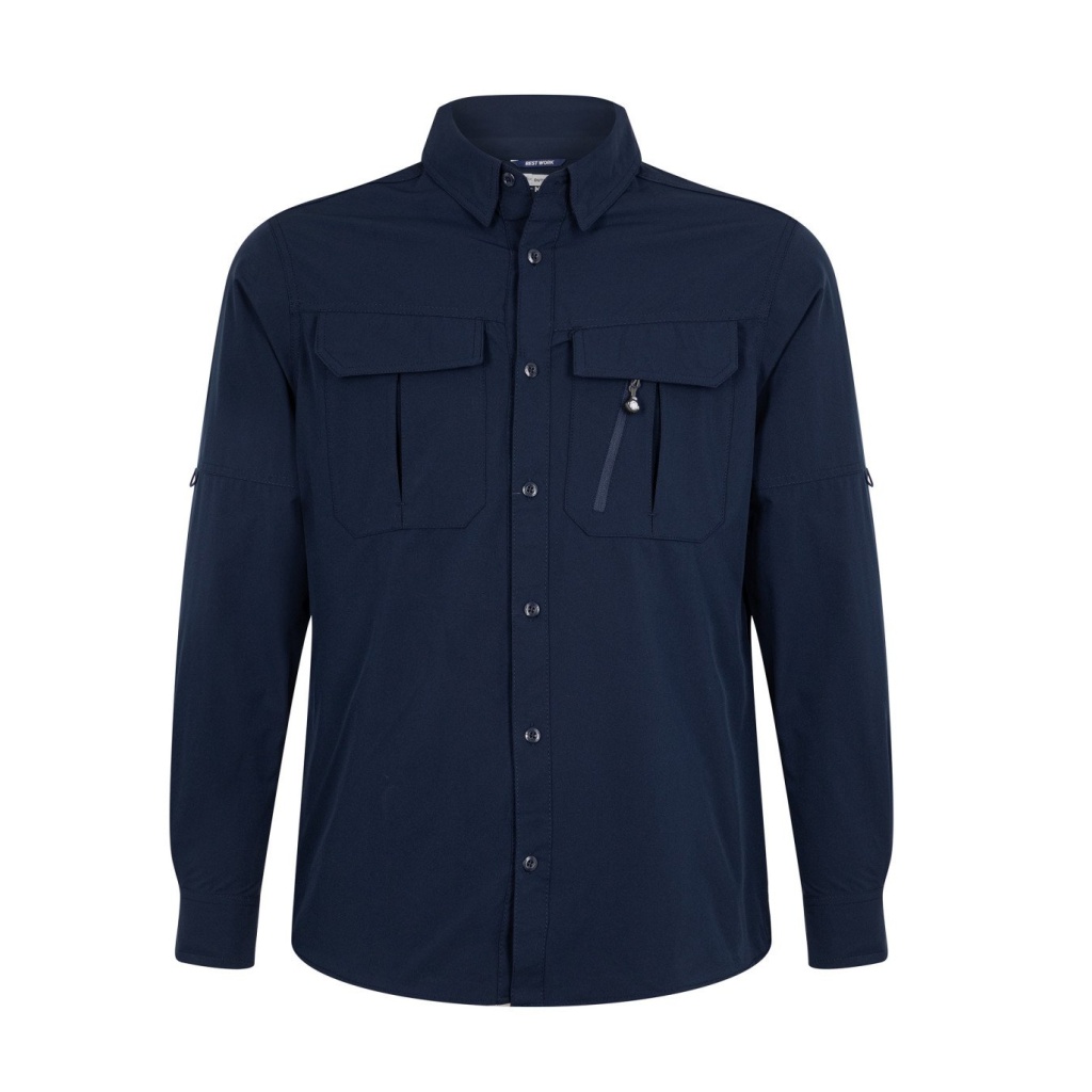 Camisa Outwork Abelia - azul, s