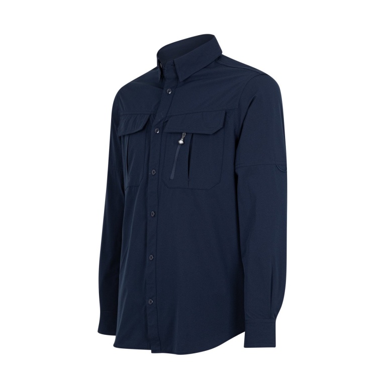 Camisa Outwork Abelia - azul, s