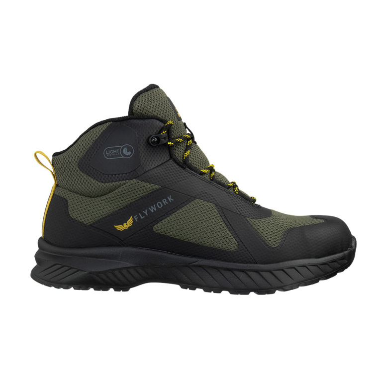 Zapatilla de Seguridad Trabajo Edelbrock Fly Work 2 DK Green Verde