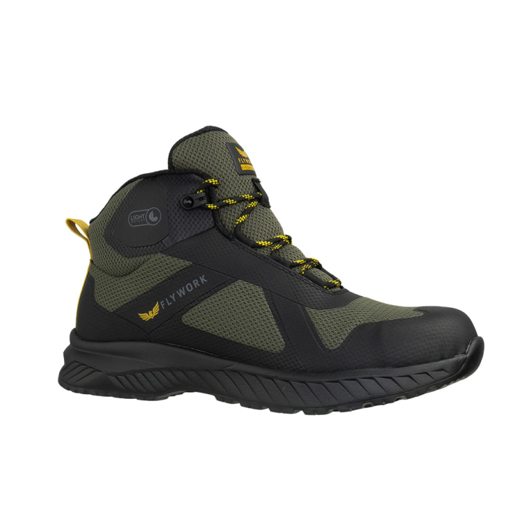Zapatilla de Seguridad Trabajo Edelbrock Fly Work 2 DK Green Verde