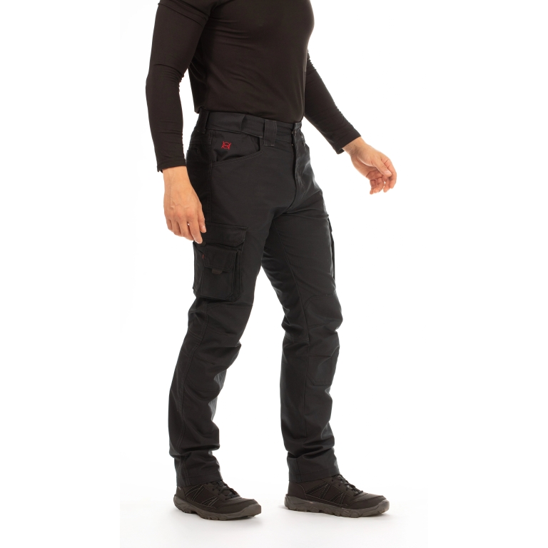 Pantalón Cargo Merian Hombre Negro Nueva Versión