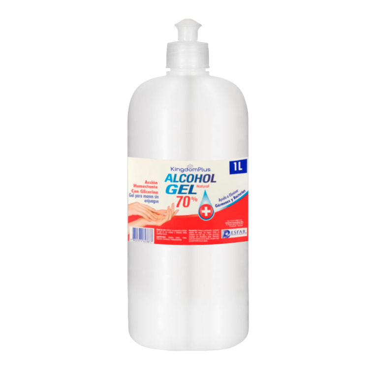 Alcohol Gel 1 Litro Kingdom Plus ISP