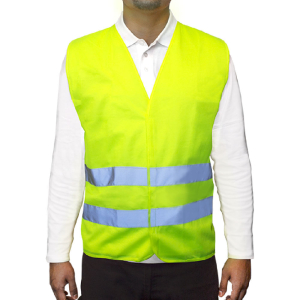 Chaleco Reflectivo 2 Cintas Certificado Clase Ii En20471