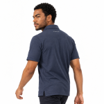 Polera UV Cooling Oxwear Amur Hombre Manga Corta Azul Catiónico