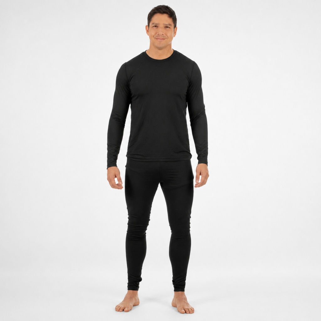 Conjunto Primera Capa Liviana Oxwear Burgan Hombre Negro