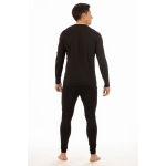 Conjunto Primera Capa Liviana Oxwear Burgan Hombre Negro