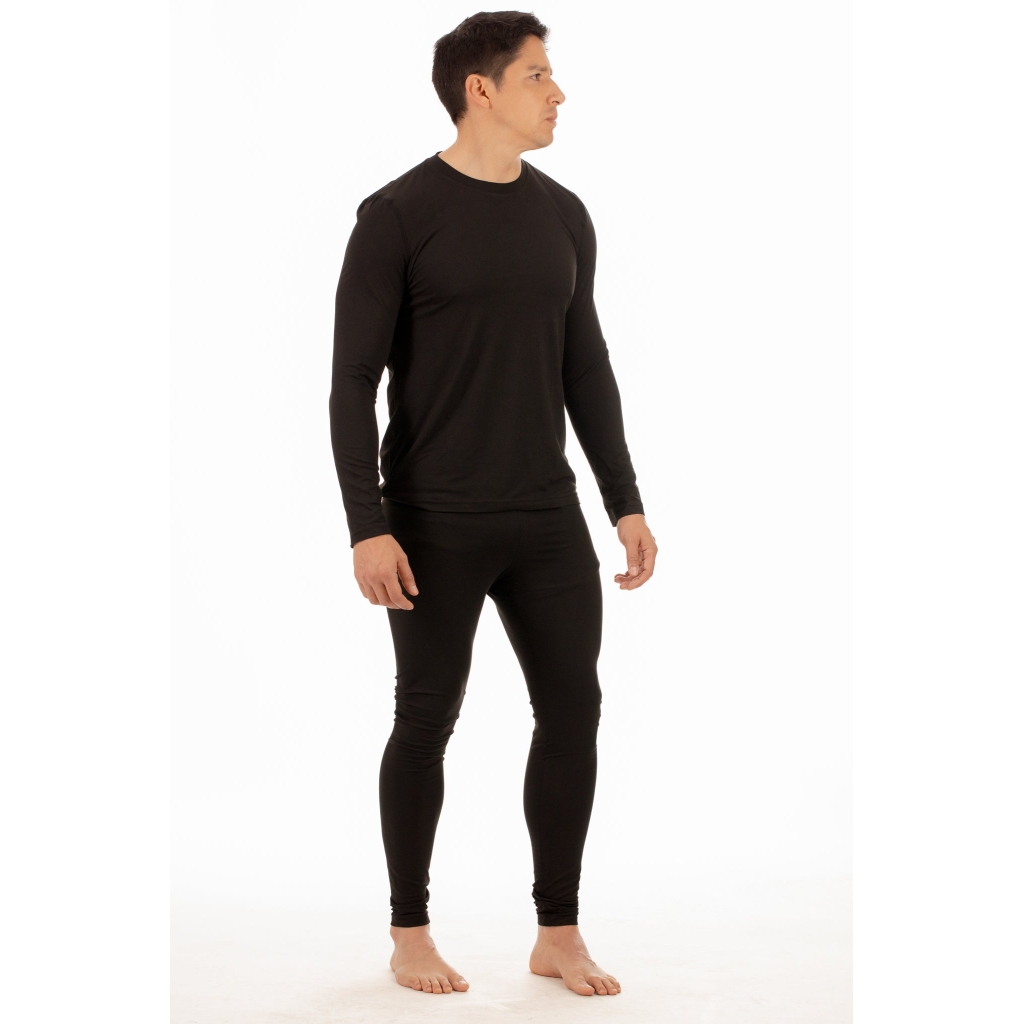 Conjunto Primera Capa Liviana Oxwear Burgan Hombre Negro