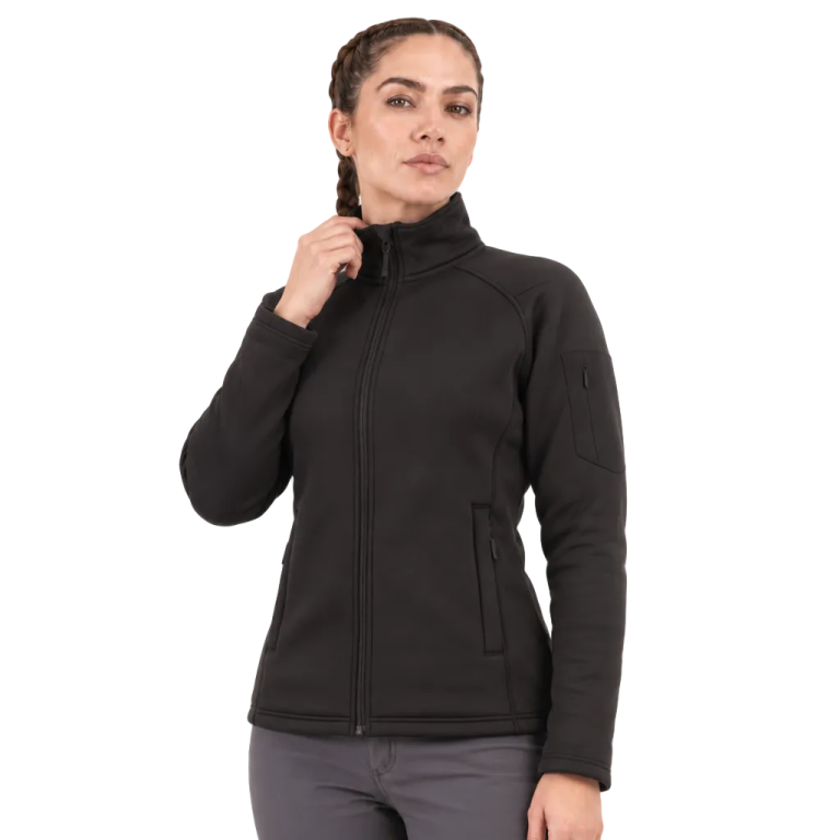 Polar Cierre Completo Oxwear Edna Mujer Negro