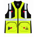 Chaleco Geólogo de Alta Visibilidad con Luces Peregrin Gamma Unisex