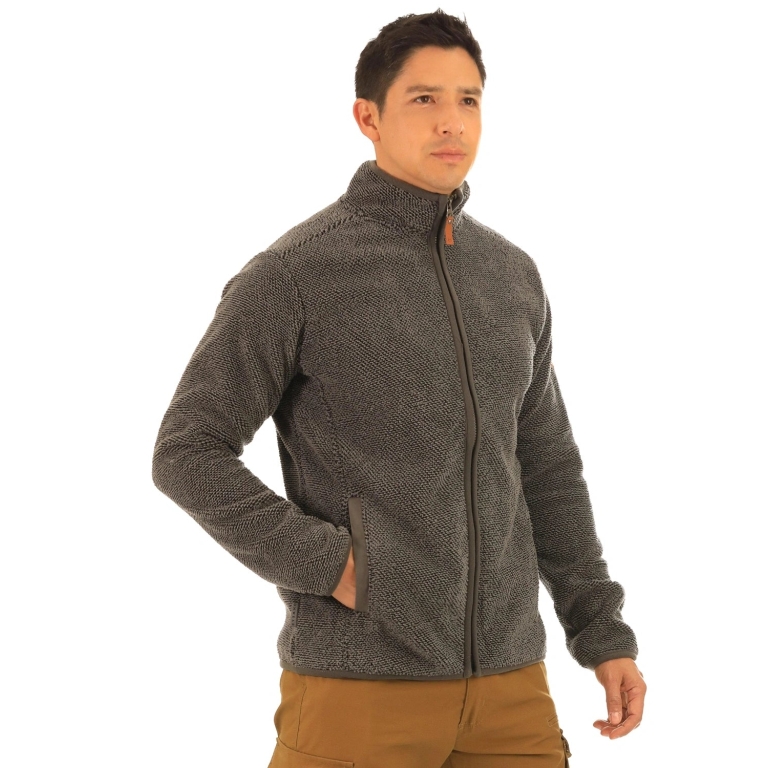 Polar Cierre Completo Oxwear Thompson Hombre Gris Carbón