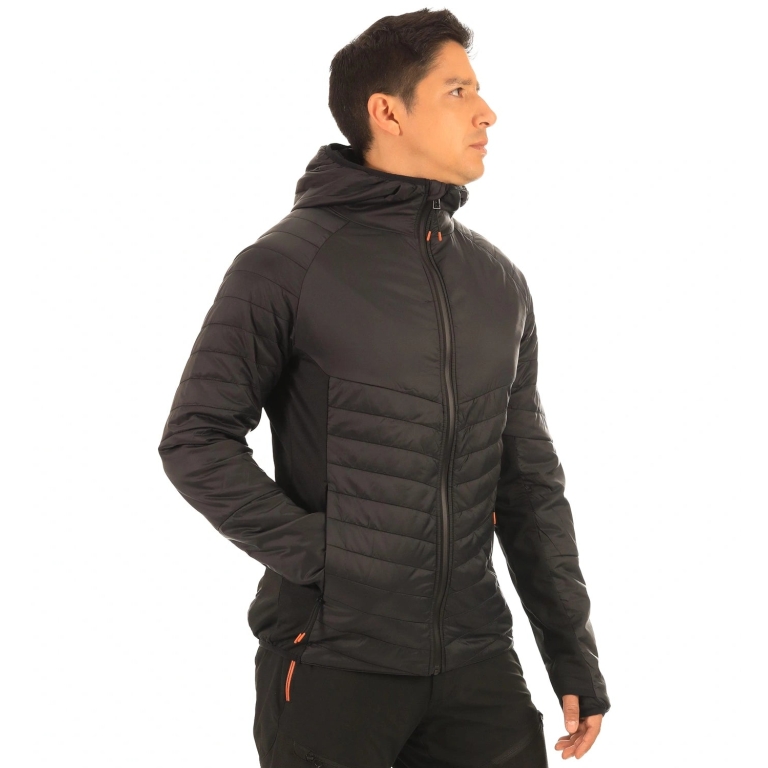 Chaqueta Insulada +Flex Oxwear Drift Hombre Negro