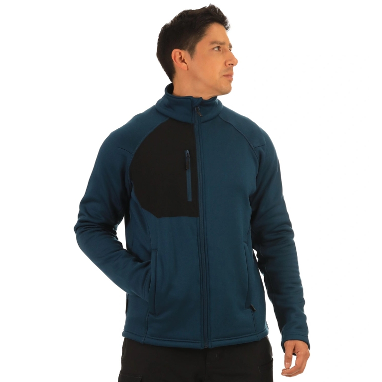 Polar Cierre Completo Oxwear Cooper Hombre Azul Petróleo