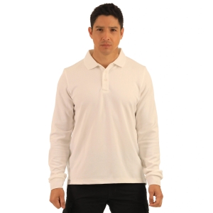 Polera UV Cooling Oxwear Kupol Hombre Manga Larga Blanco