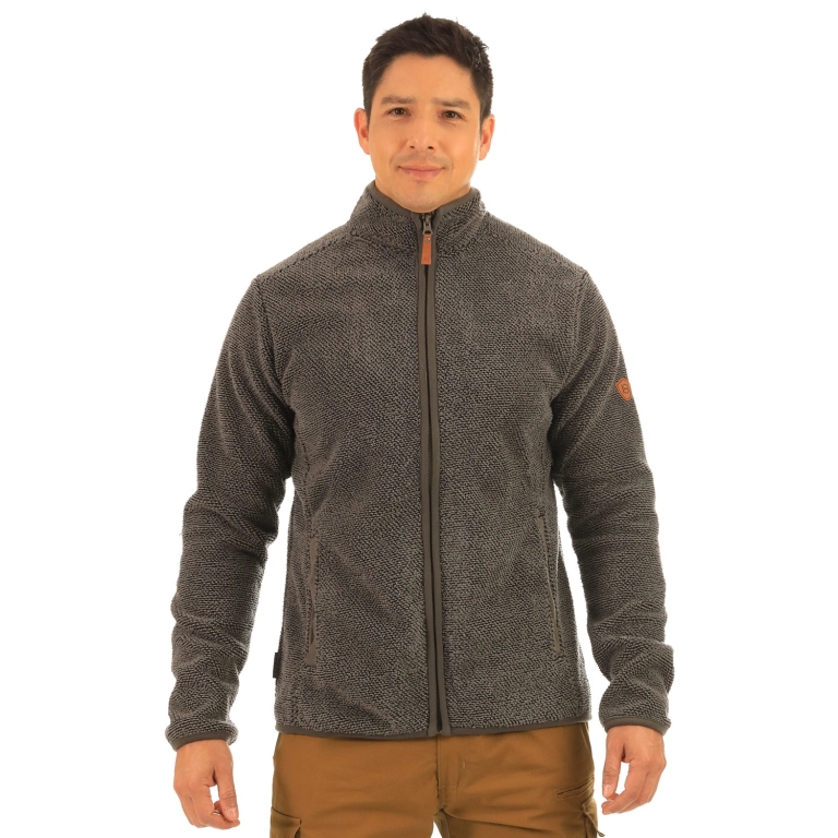 Polar Cierre Completo Oxwear Thompson Hombre Gris Carbón