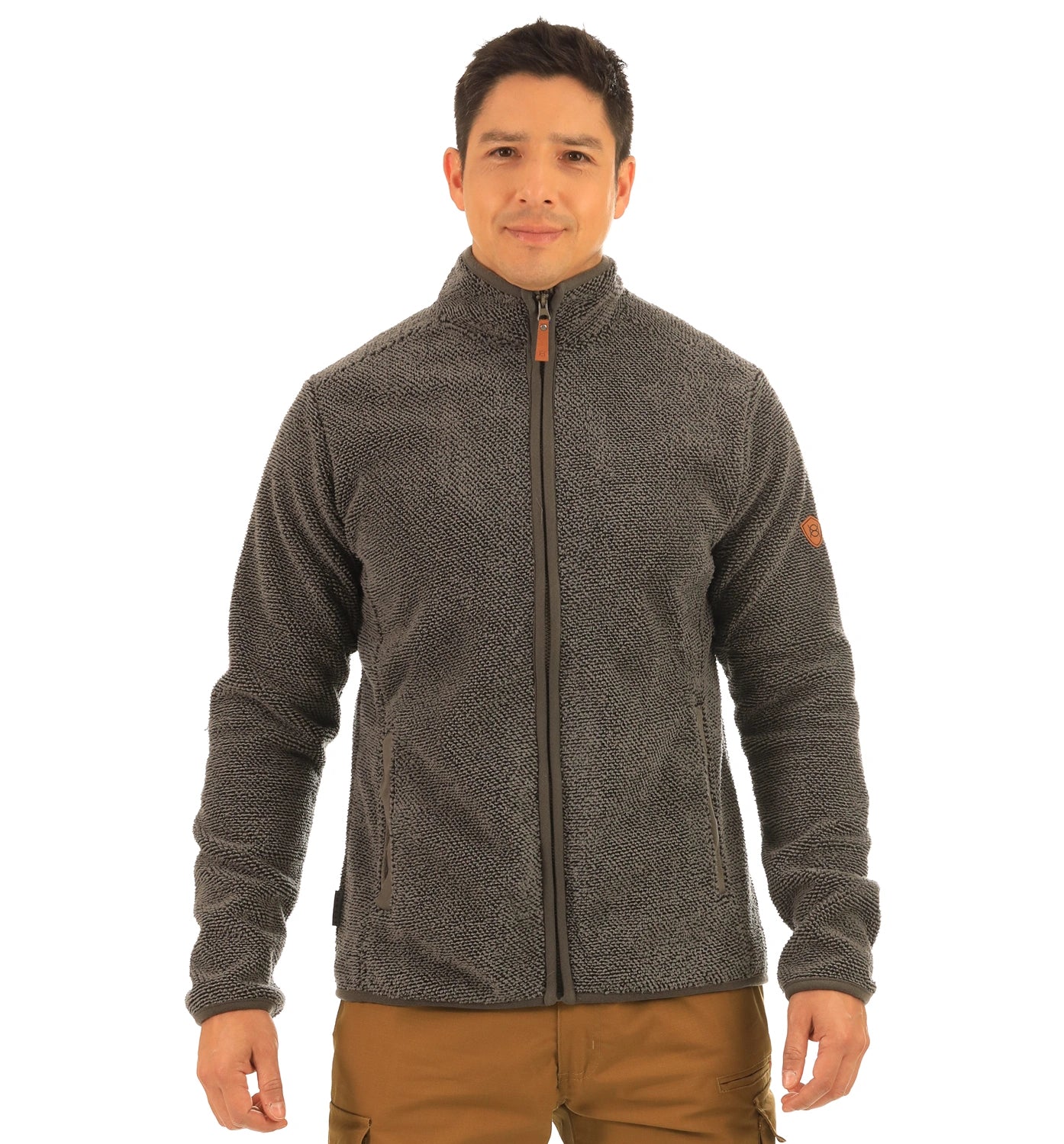 Oxwear polar-hombre-ox-thompson 1 Polar Cierre Completo Oxwear Thompson Hombre Gris Carbón